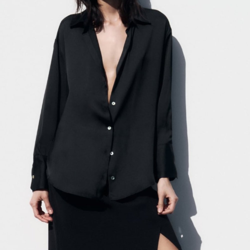 Zara Black Shirt